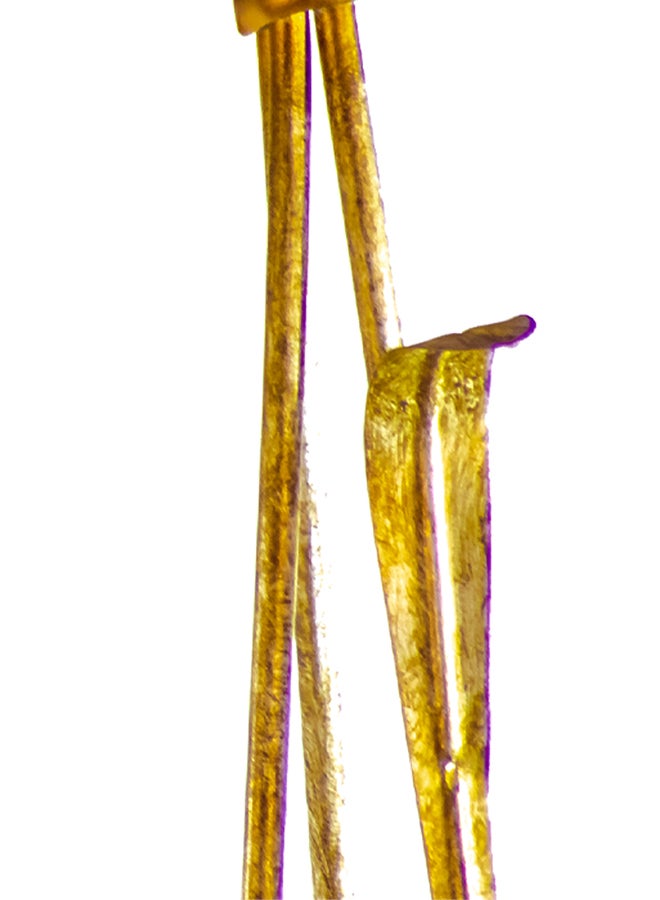 AL MASAH CRYSTAL - Decorative Floor Lamp Gold/Beige 50x183cm - Image 1