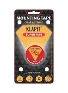 Double Sided Heavy Duty Magic Mounting Tape Transparent 1meter