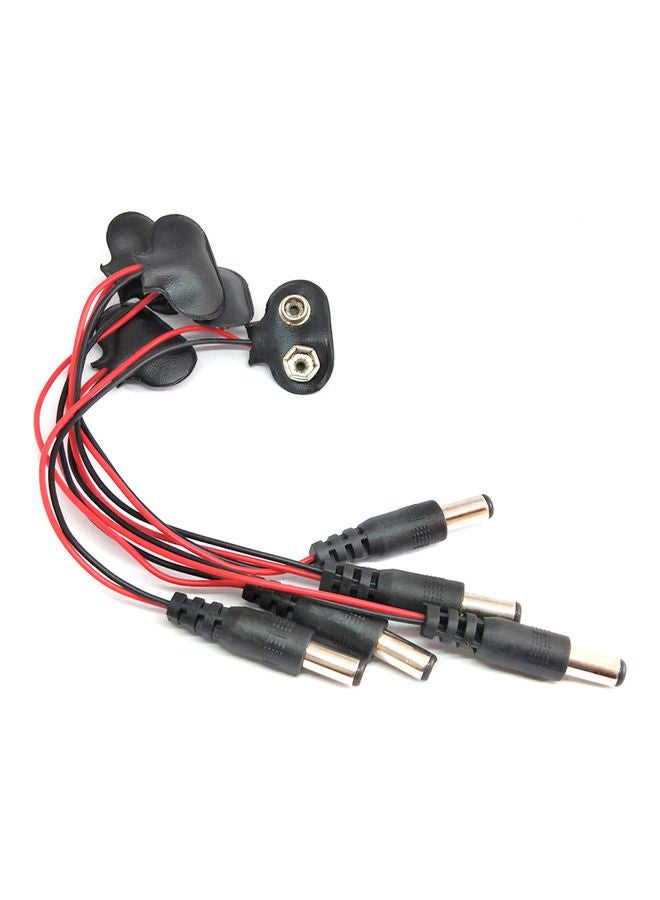 5-Piece 9V Battery Clip Connector Multicolour - Image 3