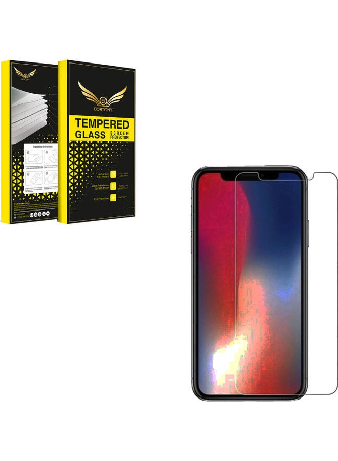 BORTONY Tempered Glass Film Screen Protector For Apple XS Max Clear - Image 2