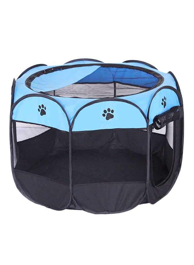 Portable Pet Playpen Blue 60x7x40cm - Image 1