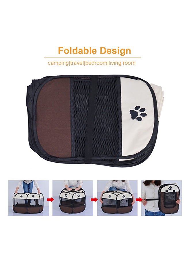 Portable Pet Playpen Blue 60x7x40cm - Image 3