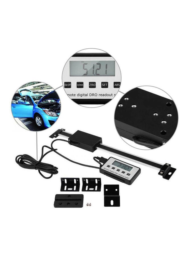 Generic - Digital LCD Accurate DRO Readout Scale Black/White - Image 1