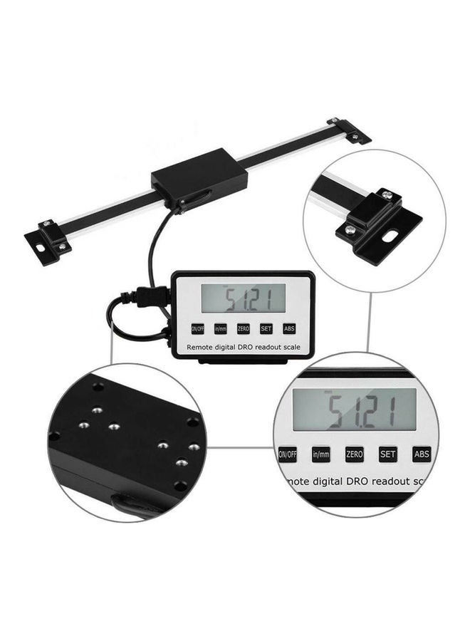 Generic - Digital LCD Accurate DRO Readout Scale Black/White - Image 1
