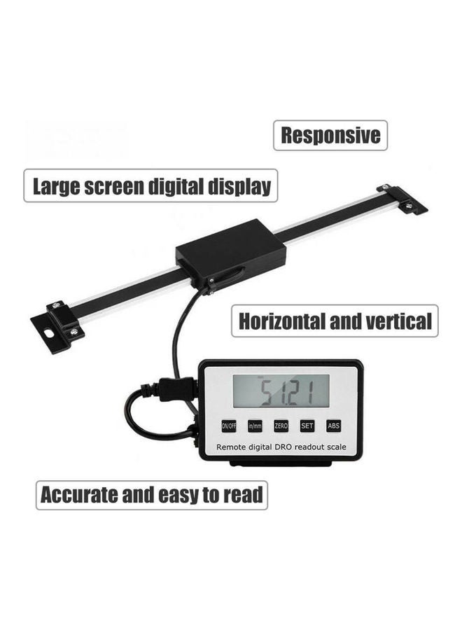 Generic - Digital LCD Accurate DRO Readout Scale Black/White - Image 1