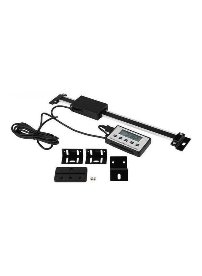 مقياس قراءة بيانات ال سي دي رقمي بدقة 0-300 ملم أسود/ أبيض 35.50X4.20X6.80سم - Image 1