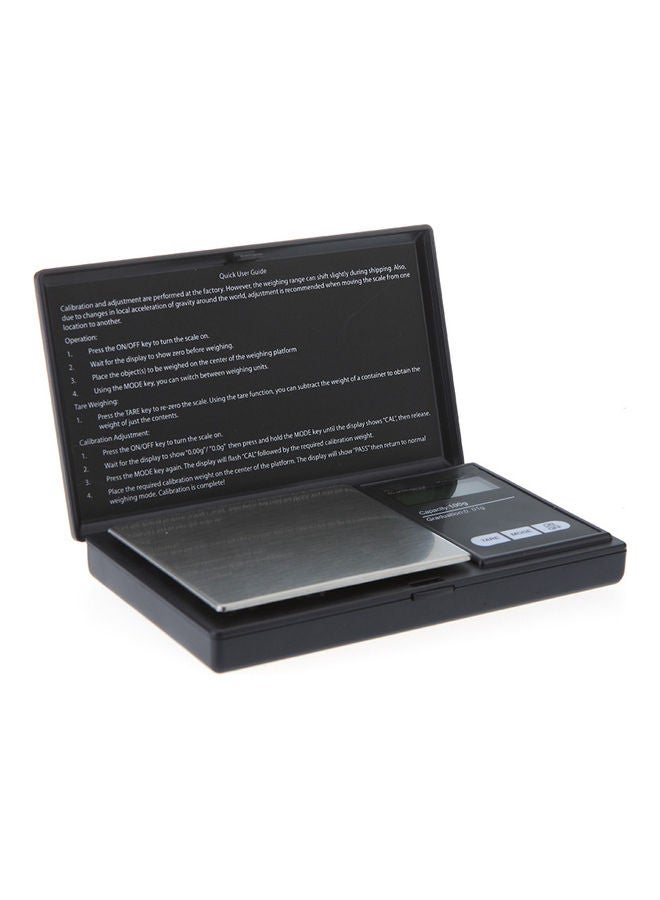 LCD Pocket Weighing Electronic Scale Black - Image 1