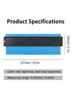 Generic Irregular Ruler Contour Gauge Dark Blue/Black  - Image 5
