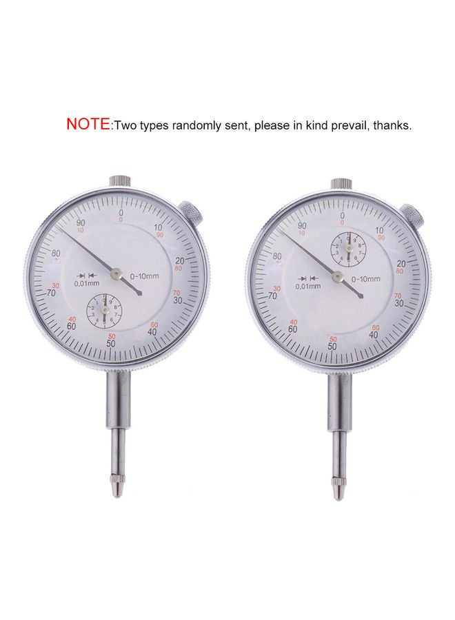 Generic 0.01mm Round Dial Accuracy Measurement Instrument Black/Silver  - Image 2