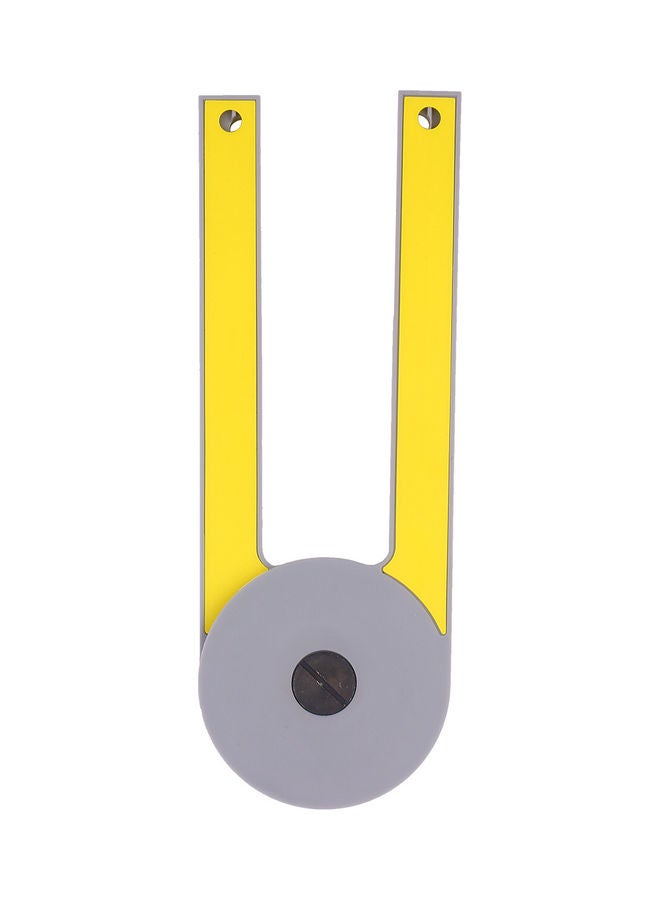 ABS Metric Ruler For Carpenters Grey/Yellow  - Image 2