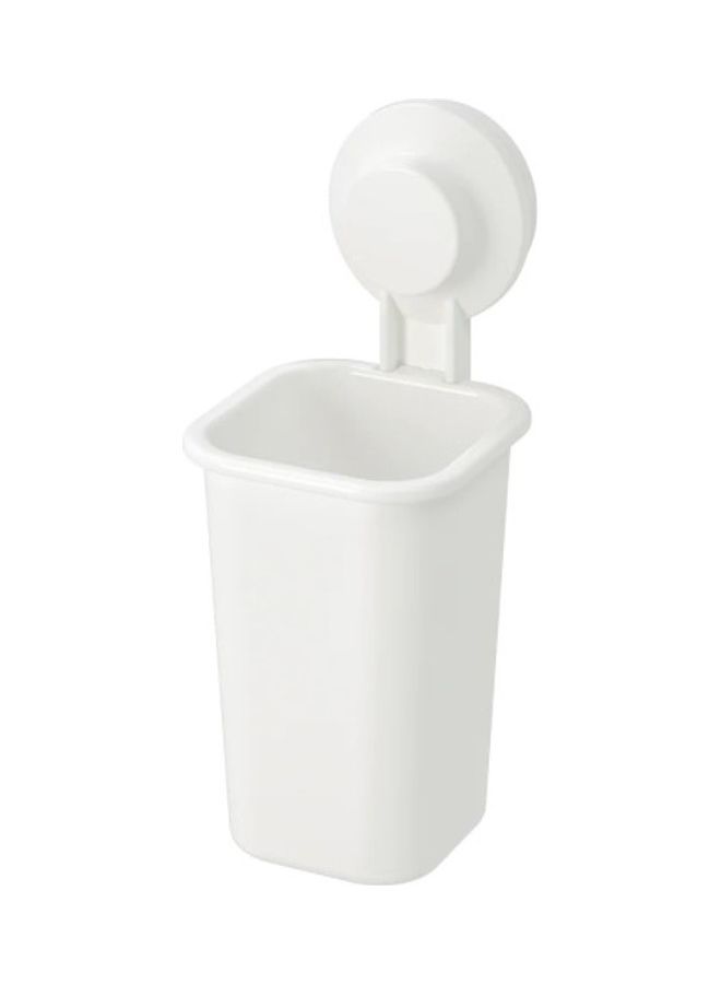 Generic Toothbrush Holder With Suction Cup White 0.5kg 