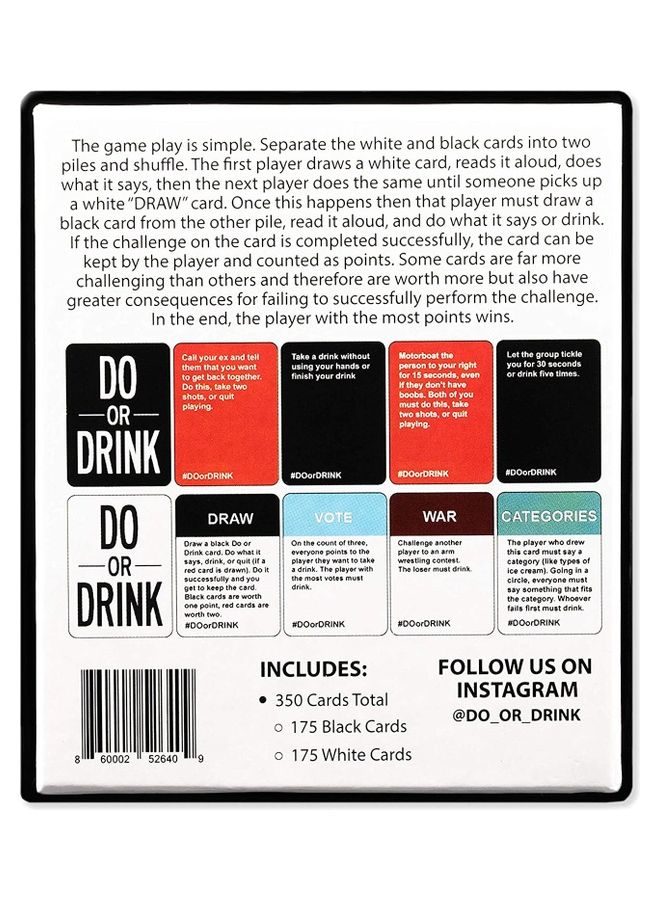 Do And Drink Party Game - Image 3