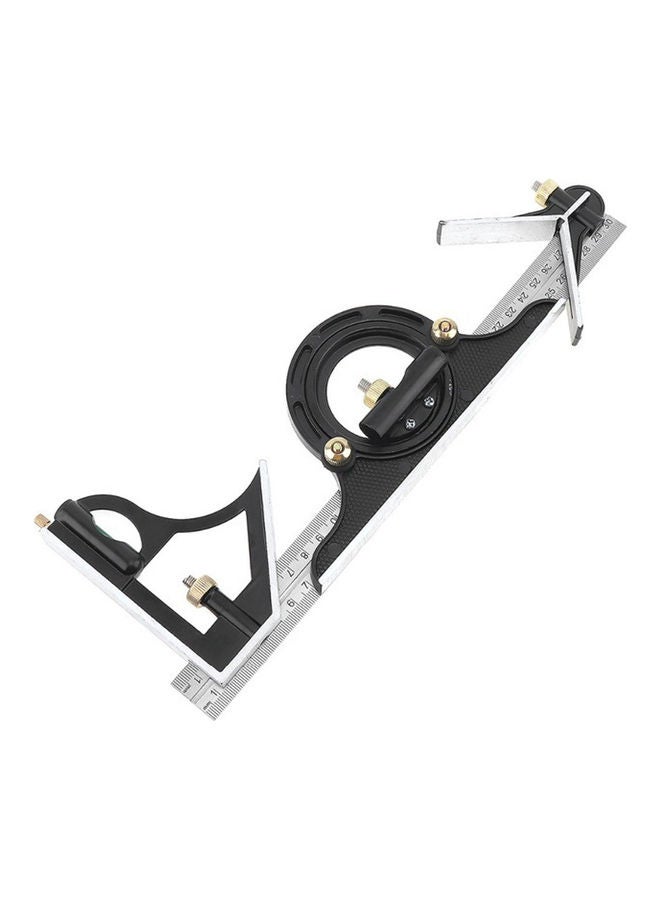 300MM Combination Square Angle Ruler Black/Silver 32.00X5.00X11.00cm  - Image 1