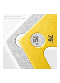 Generic Aluminum Alloy Six Square Ruler With Magnetism Gold  - Image 5