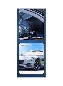 Usams Foldable Car Windshield Sun Shade Umbrella  - Image 4