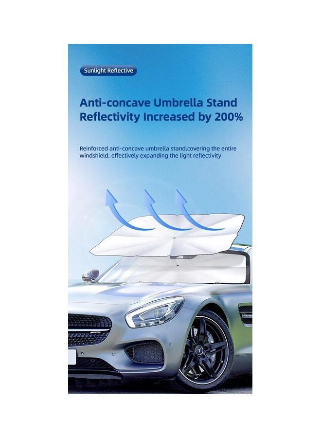 Usams Foldable Car Windshield Sun Shade Umbrella - Image 5