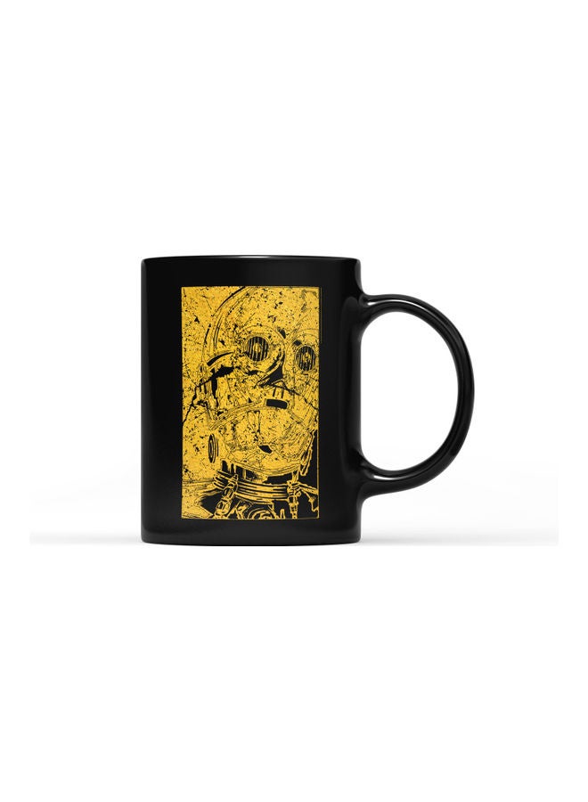 LOUD UNIVERSE Printed Coffee Mug Black/Gold  - Image 1