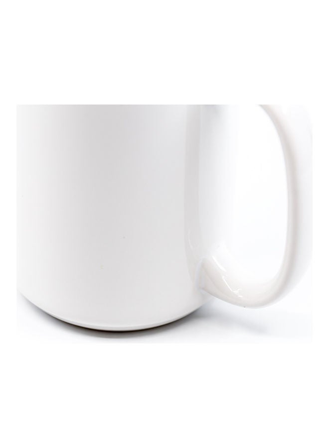 لاود يونيفيرس مج بطبعة "Insert Coin" أبيض/ذهبي - Image 4