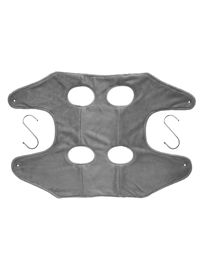 2 في 1 لغسيل الحيوانات الأليفة وتشذيب الأظافر رمادي 20x4x15سم - Image 2