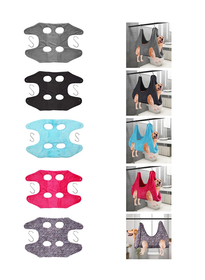 2 في 1 لغسيل الحيوانات الأليفة وتشذيب الأظافر رمادي 20x4x15سم - Image 5