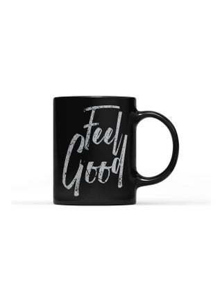 Feel Good Printed Coffee Mug Black/Silver - v1629876581/N50384227A_1
