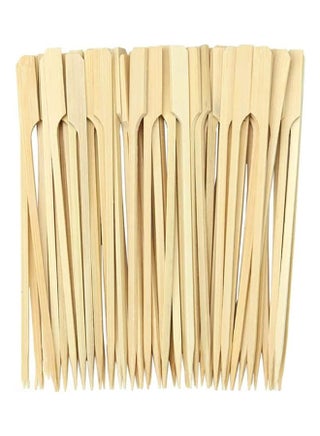 50-Piece BBQ Bamboo Kababe Skewer Beige 29.5cm - v1629877172/N50385872A_1