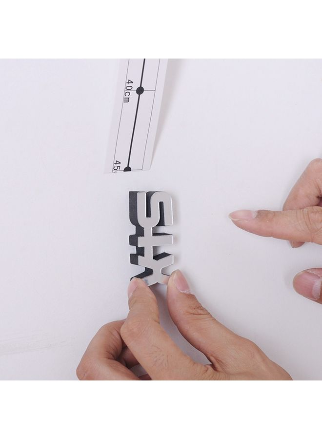 ماستون ملصق جداري ثلاثي الأبعاد بتصميم مبتكر على شكل ساعة يمكنك لصقه بنفسك أسود - Image 2