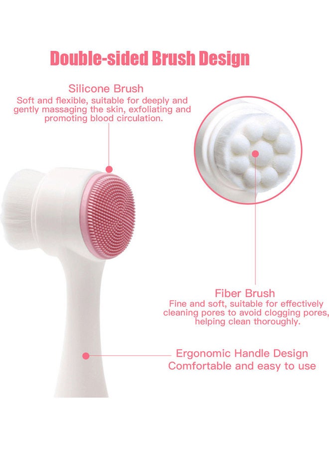2 In 1 Facial Massage Brush Multicolour 13.5x4.5x6.4cm - Image 4