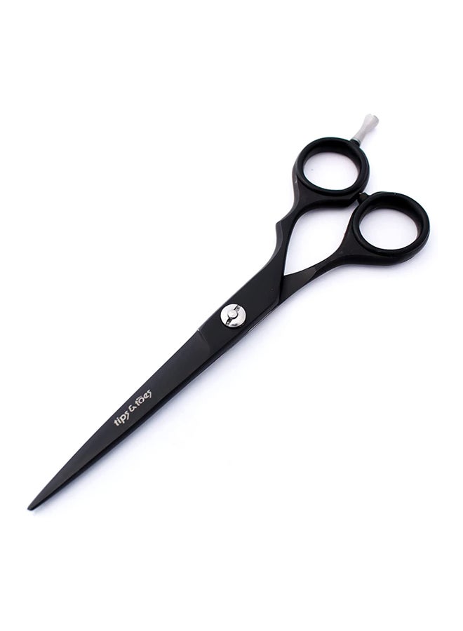 Tips & Toes 5-Piece Professional Barber Razor Shears Kit Black  - Image 3
