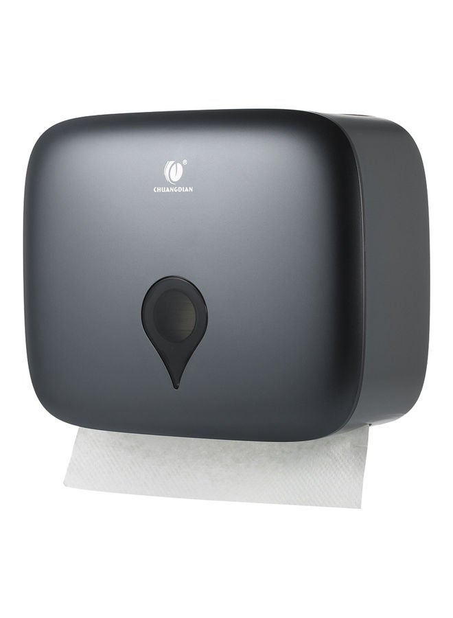 CHUANGDIAN Wall Mounted Tissue Dispenser Grey 26.5x10x21cm - Image 1