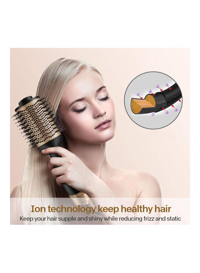 عربست فرشاة احترافية لتجعيد الشعر أسود/ بني 38سم - Image 5