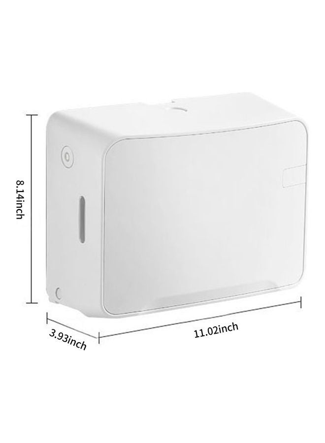 Generic Bathroom Tissue Box White 8.14x3.93x11.02inch  - Image 4