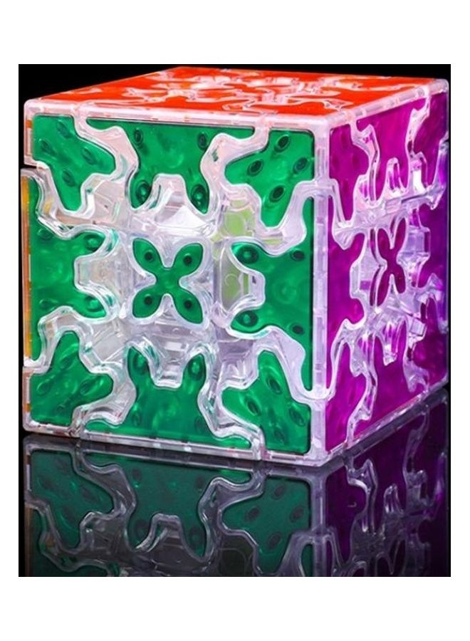 بي جي إم لعبة بازل مكعب روبيك من سلسلة تروس شفافة بثلاثة ترتيبات . - Image 1