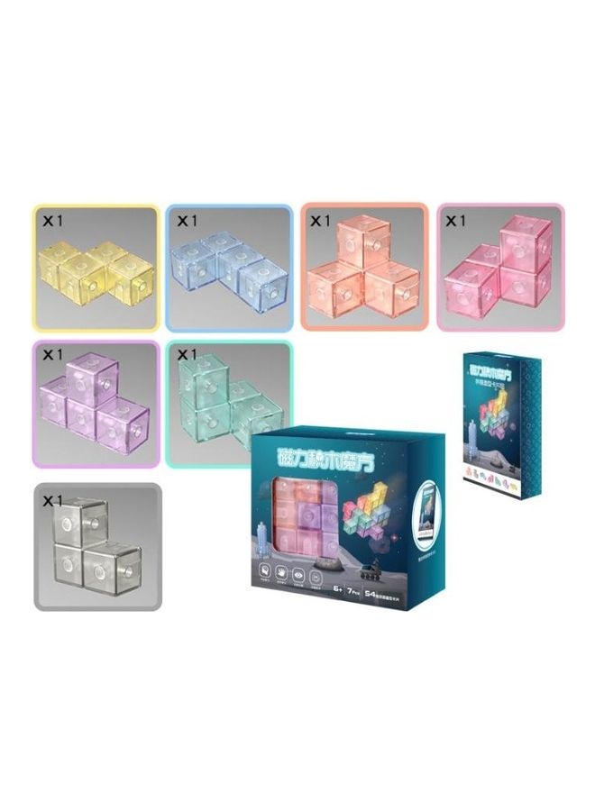 BGM Card Magnetic Building Blocks Cube Assembling Puzzle Toy - Image 3
