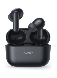 Aukey BT In-Ear Earbuds With Charging Case Black  - Image 1