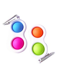 2-Piece Simple Fidget Dimple Toy