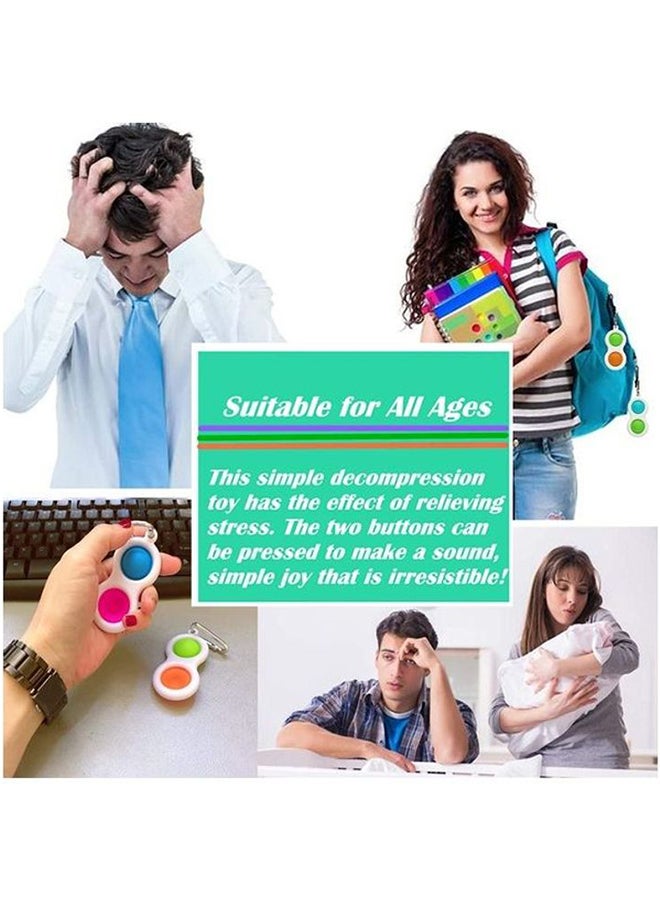 XiuWoo - 2-Piece Simple Fidget Dimple Toy - Image 1