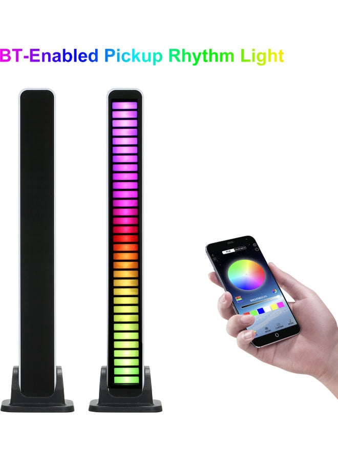 Generic - Music Level Indicator Led Light Bar For Desktop Multicolour 25.50X3.50X7.00cm - Image 1