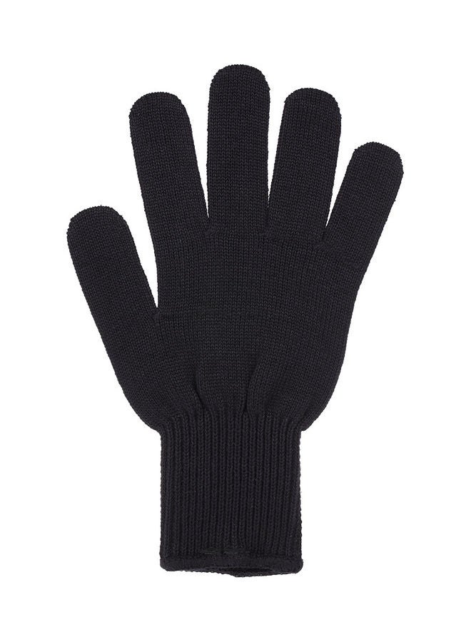 Generic Professional Heat Resistant Hair Styling Glove Black - Image 1