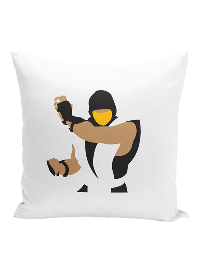 زاب غطاء وسادة مطبوع متعدد الألوان 40x40سم