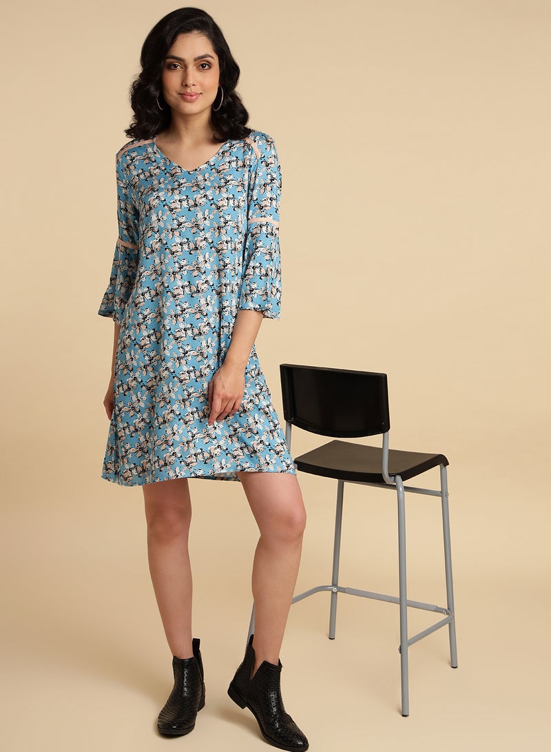 Aila - Stylish Mini Dress Multicolour - Image 1