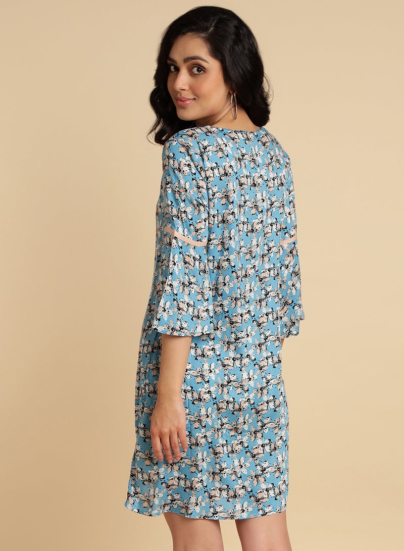 Aila - Stylish Mini Dress Multicolour - Image 1
