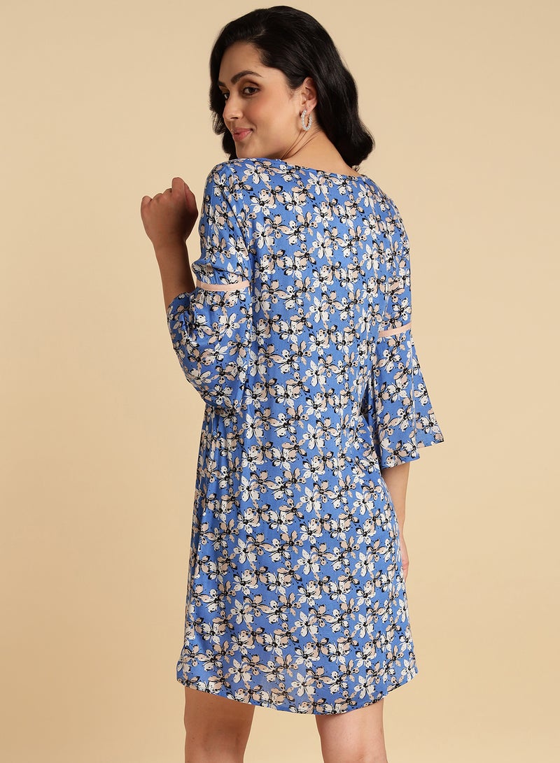 Aila - Stylish Mini Dress Multicolour - Image 1