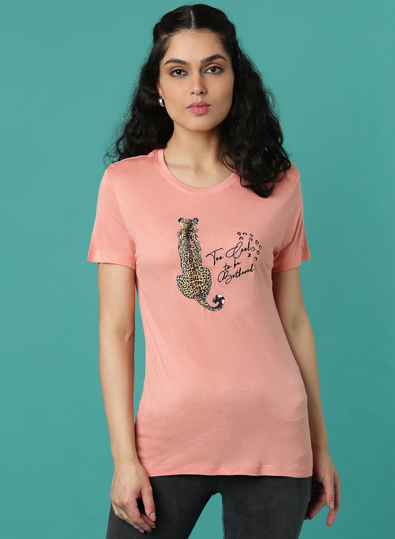 دريب تيشيرت برقبة دائرية كورال هيز - Image 1