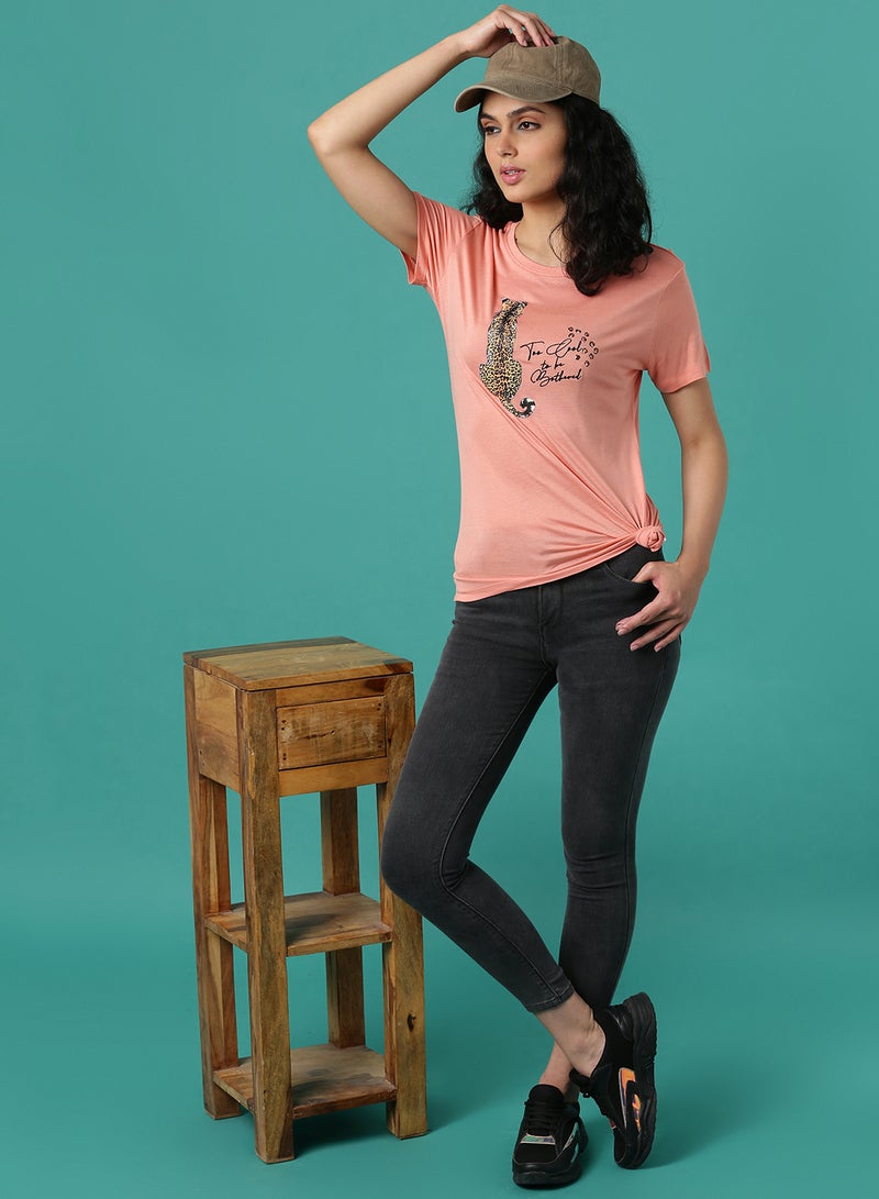 دريب تيشيرت برقبة دائرية كورال هيز - Image 3