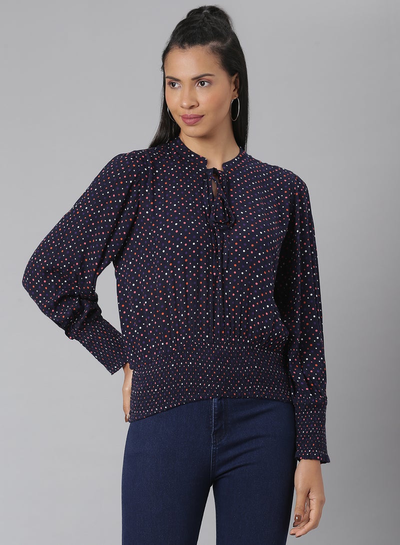 Aila Fashionable Casual Top Multicolour  - Image 1