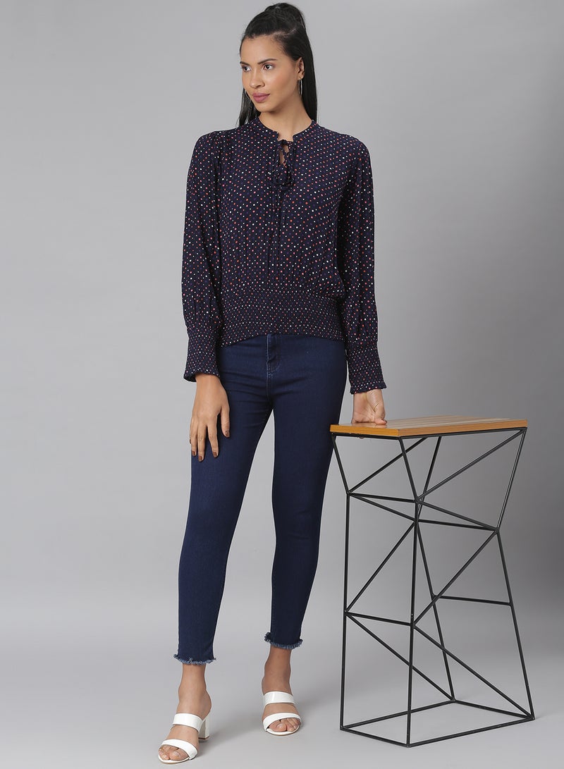 Aila Fashionable Casual Top Multicolour  - Image 3