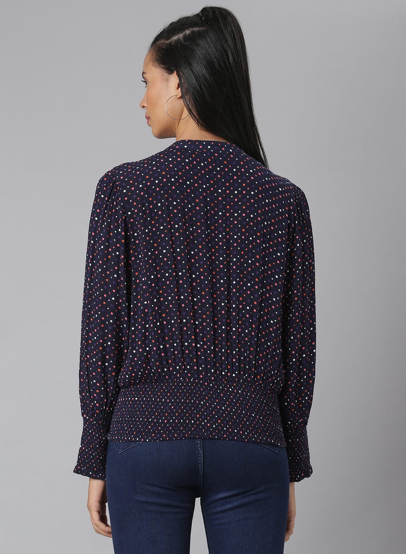 Aila Fashionable Casual Top Multicolour  - Image 2