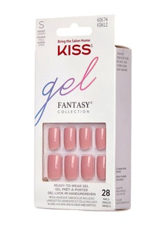 KISS Gel Fantasy Collection Short Pink  - Image 3