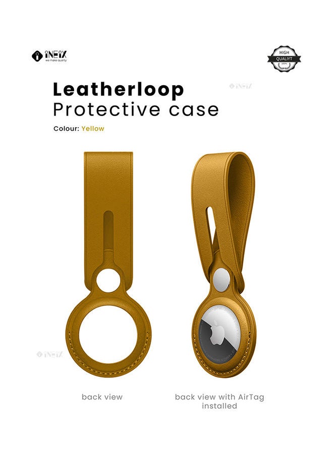 Protective Case Cover For Apple AirTag Yellow